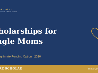 single moms scholarship abroad