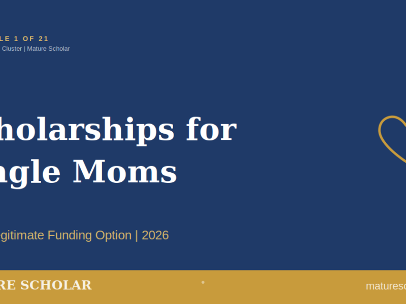 single moms scholarship abroad